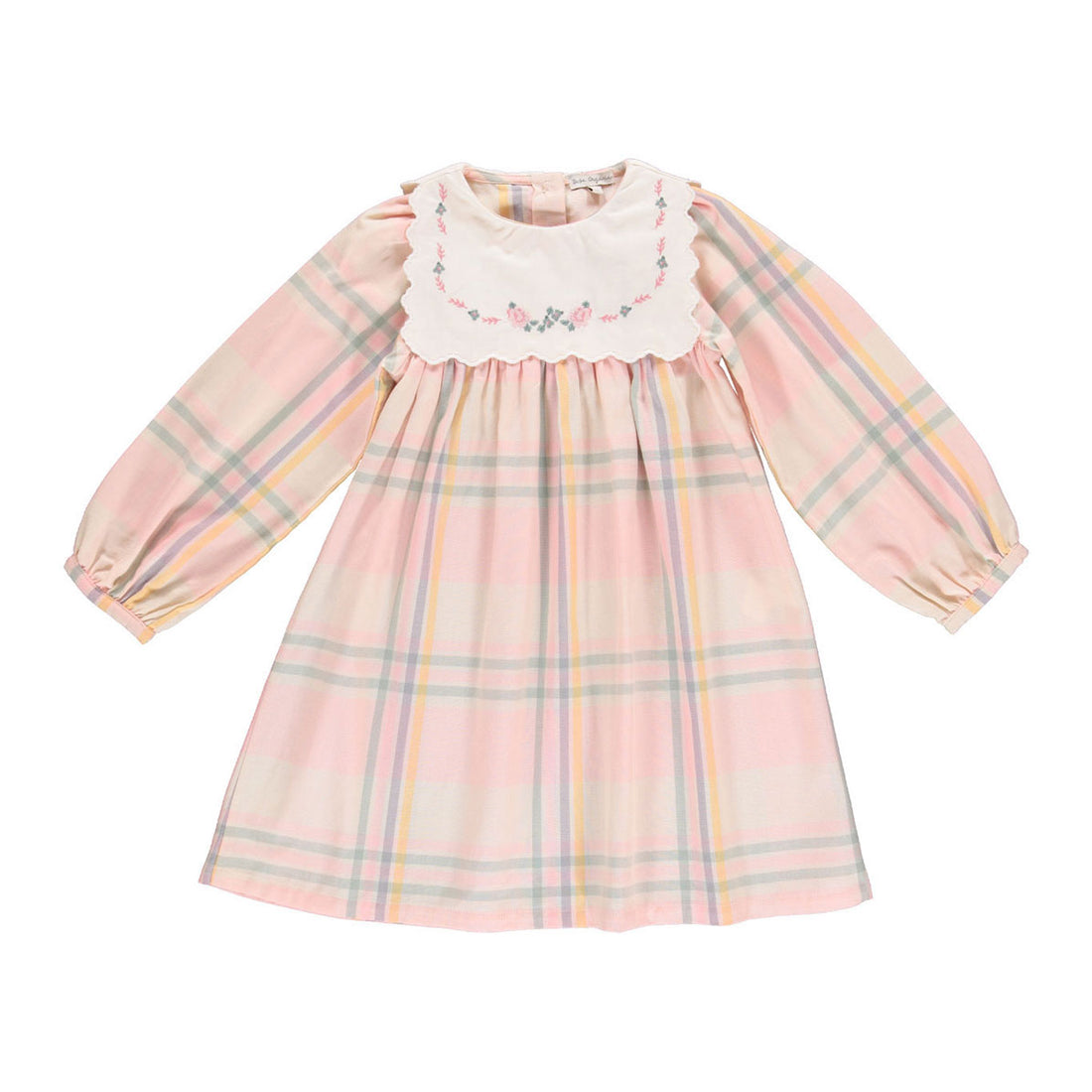 Bebe Organic Autumn Check Lucy Dress