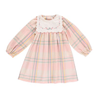 Bebe Organic Autumn Check Lucy Dress