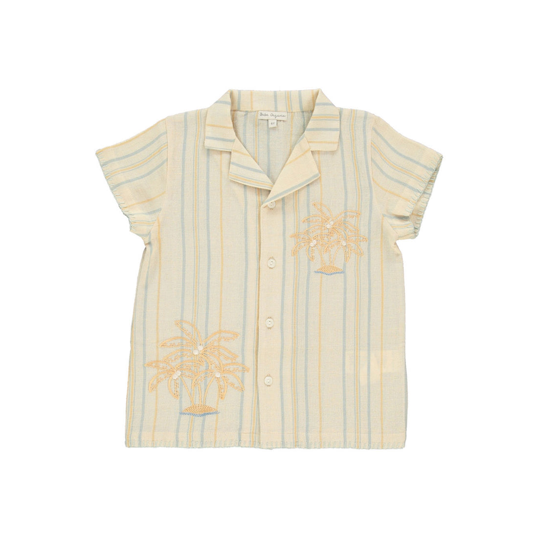 Bebe Organic Summer Stripe Luis Simple Shirt