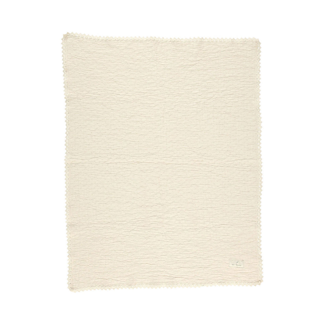 Bebe Organic Chenille Natural  Lumi Blanket
