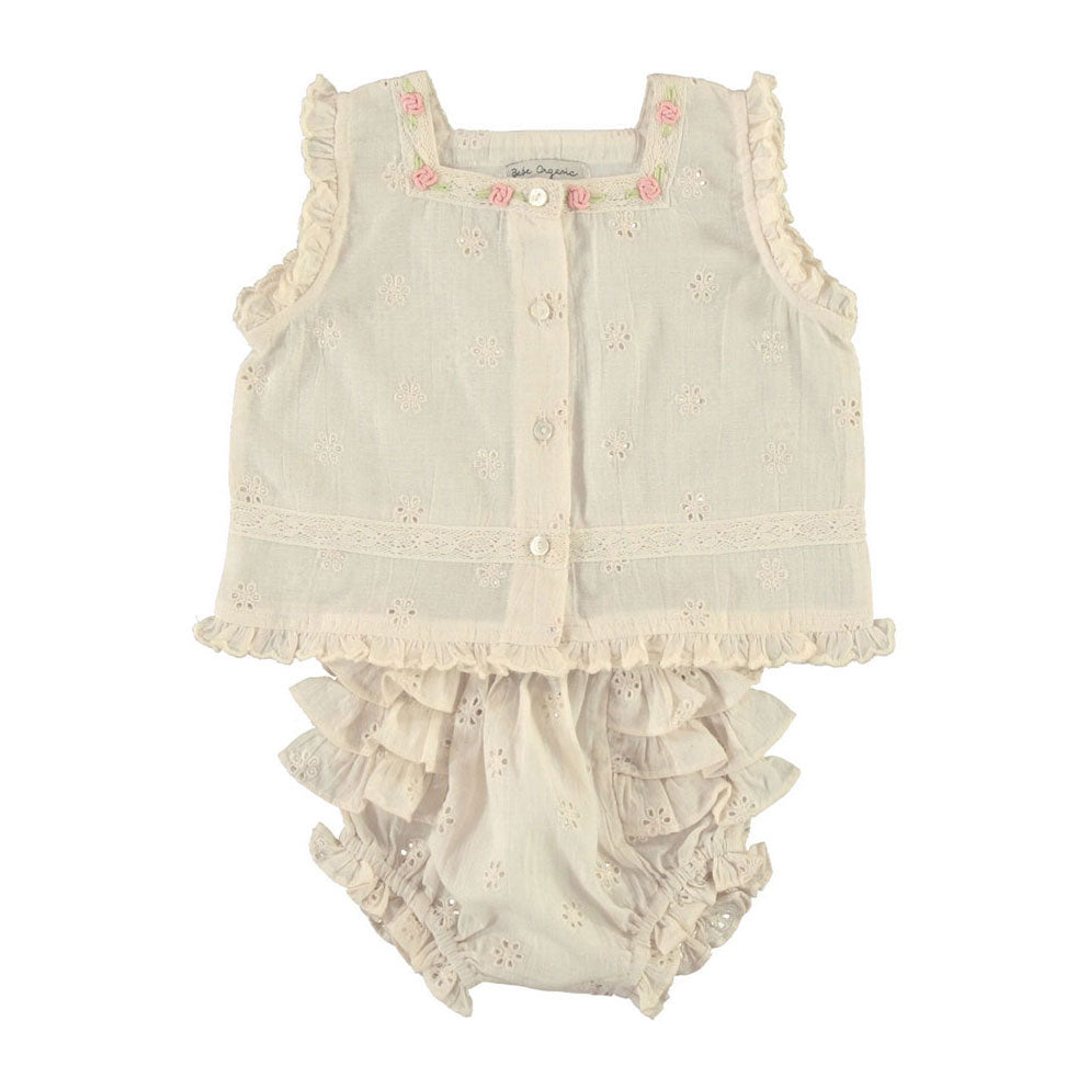 Bebe Organic Antique Lace Luna Baby Set