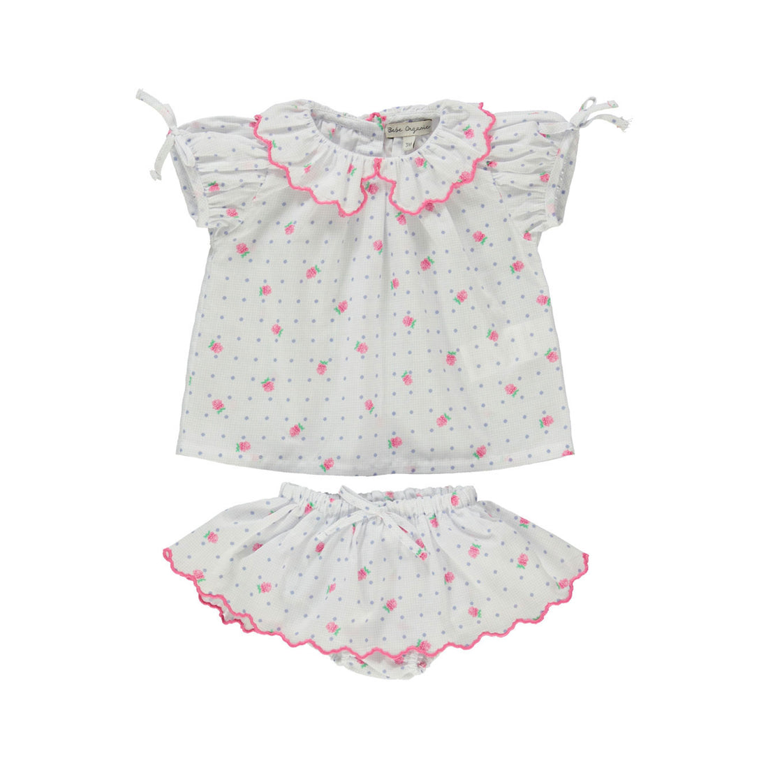 Bebe Organic Raspberry Field Lyla Baby Set