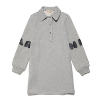 Marni Grey Fleece Polo Dress