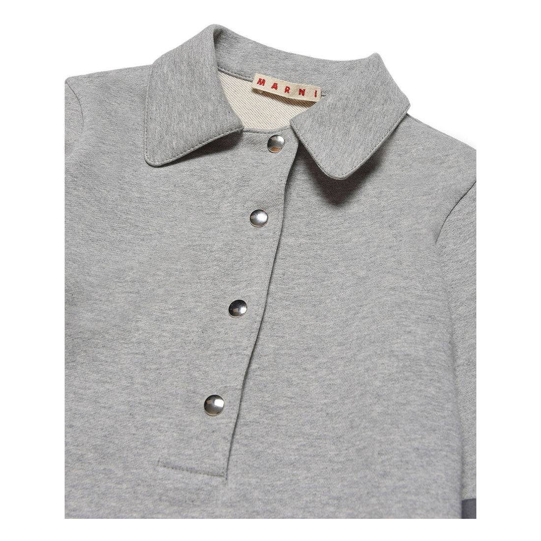 Marni Grey Fleece Polo Dress