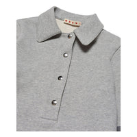 Marni Grey Fleece Polo Dress