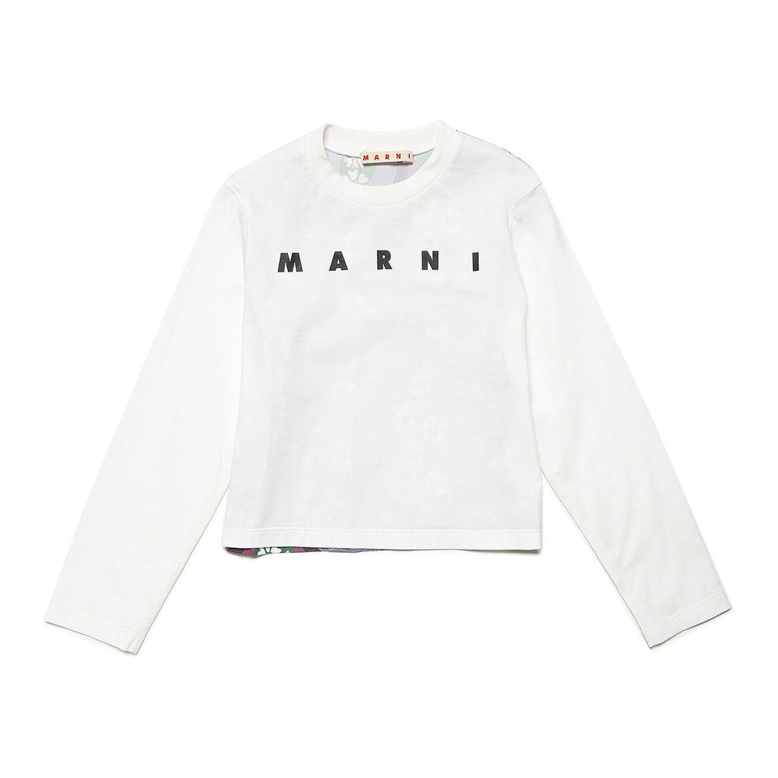 Marni White/Purple 70s Circles Tee