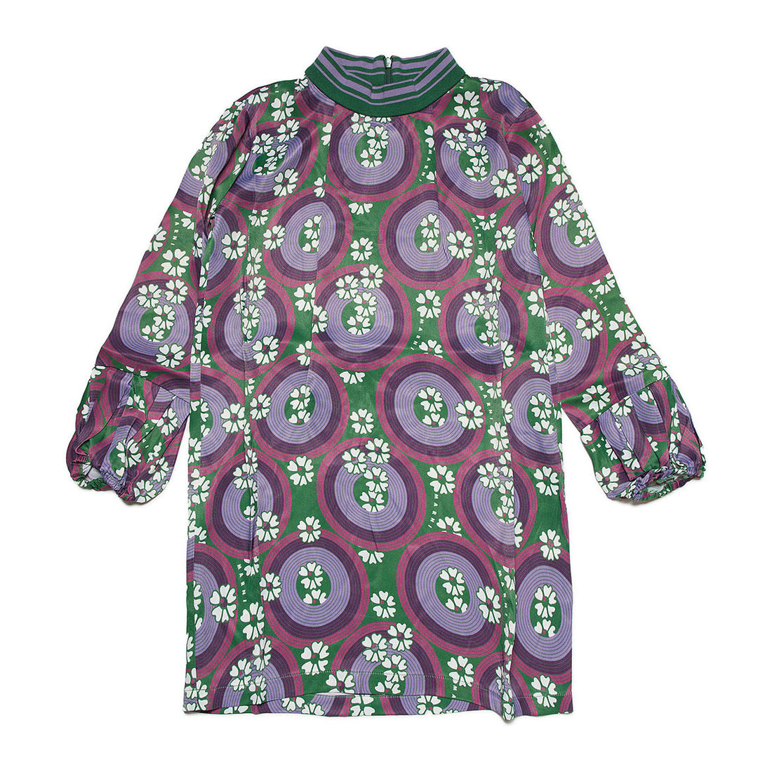 Marni Purple 70s Circles Dress