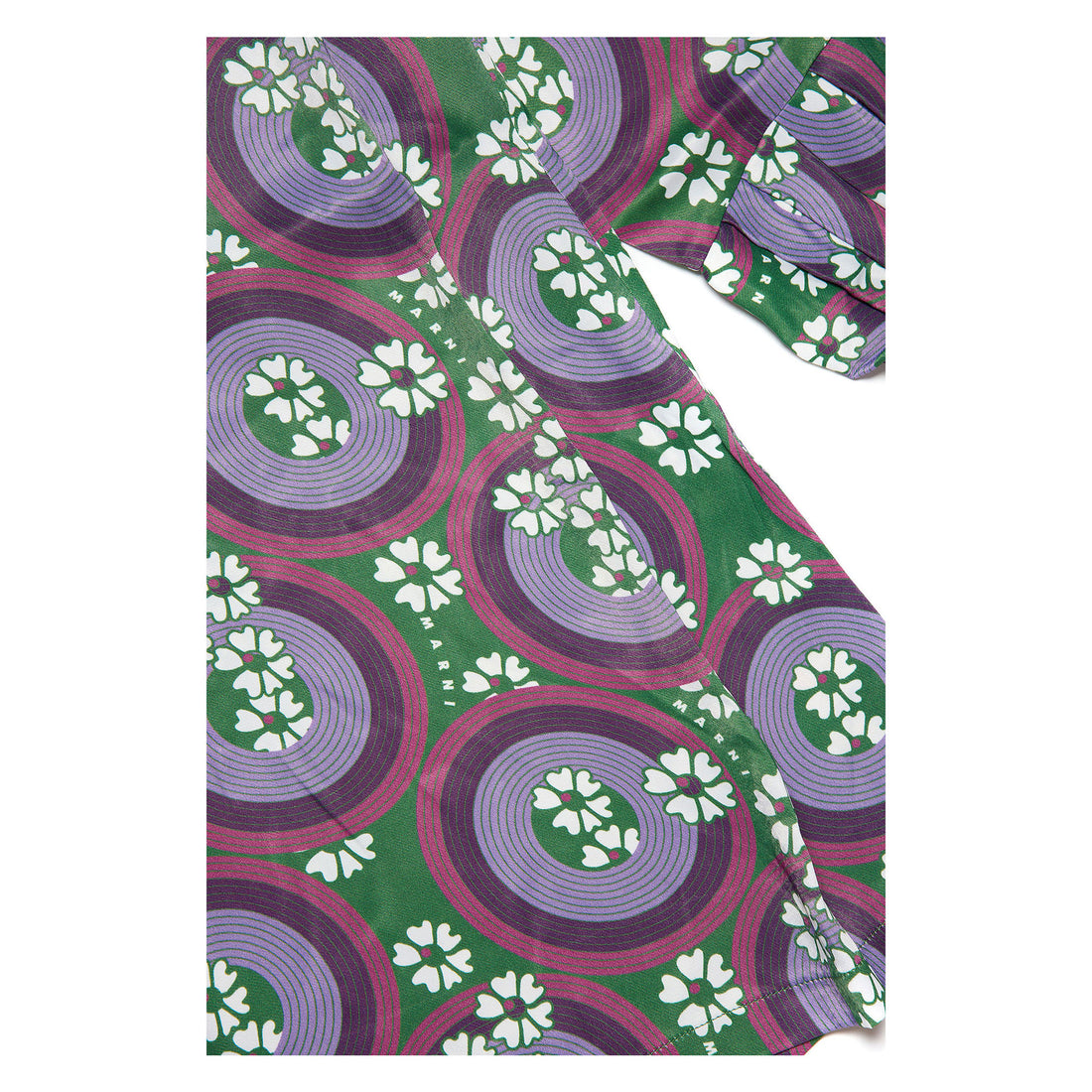 Marni Purple 70s Circles Dress