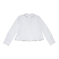 Marni White Stitched Collar Blouse