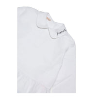 Marni White Stitched Collar Blouse
