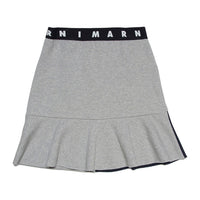 Marni Grey Color Block Fleece Skirt