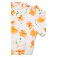 Marni White/Orange Floral Dress