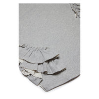 Marni Grey Ruffle Sides Dress