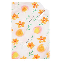 Marni White/Orange Flowers Baby Dress