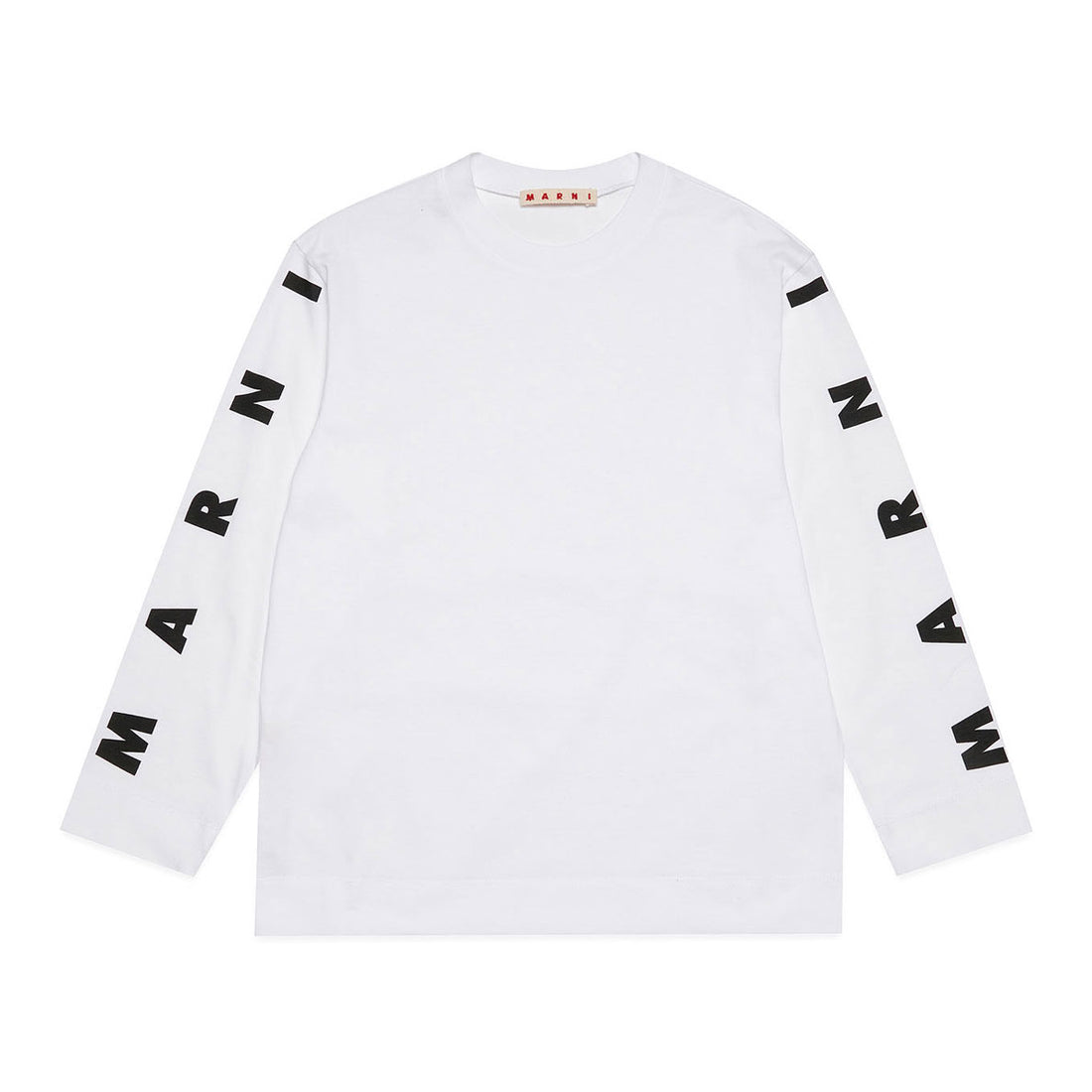 Marni White Logo Sleeve T-Shirt