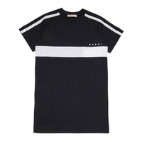 Marni Black Striped Sleeve Dress