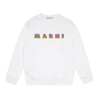 Marni White Logo Sweatshirt