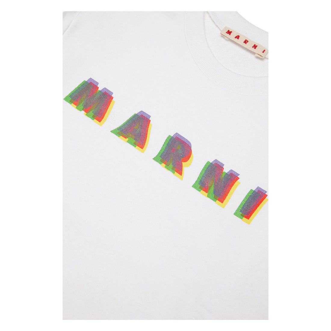 Marni White Logo Sweatshirt