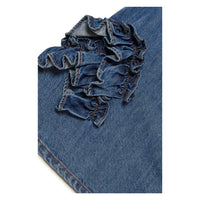 Marni Denim Ruffle Sided Dress