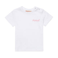 Marni White Logo Baby T-Shirt
