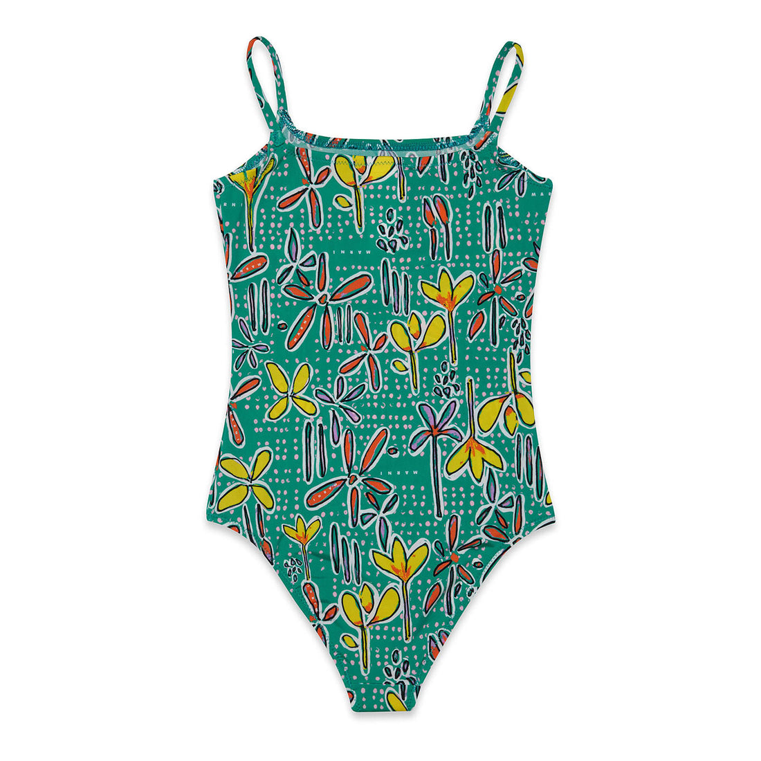 Marni Green Floral Swimsuit