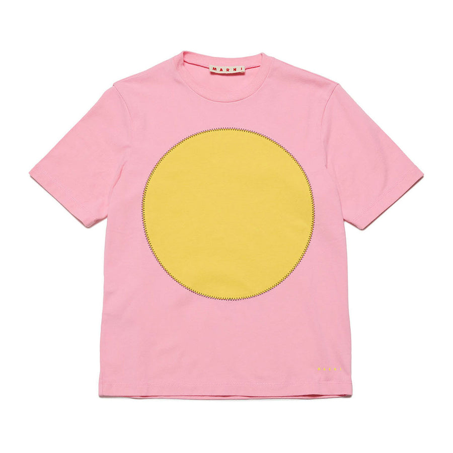 Marni Pink Circle T-Shirt