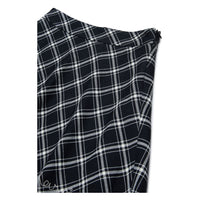 Marni Black Plaid A-line Skirt