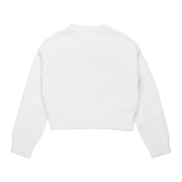 Marni White Logo Knit Sweater