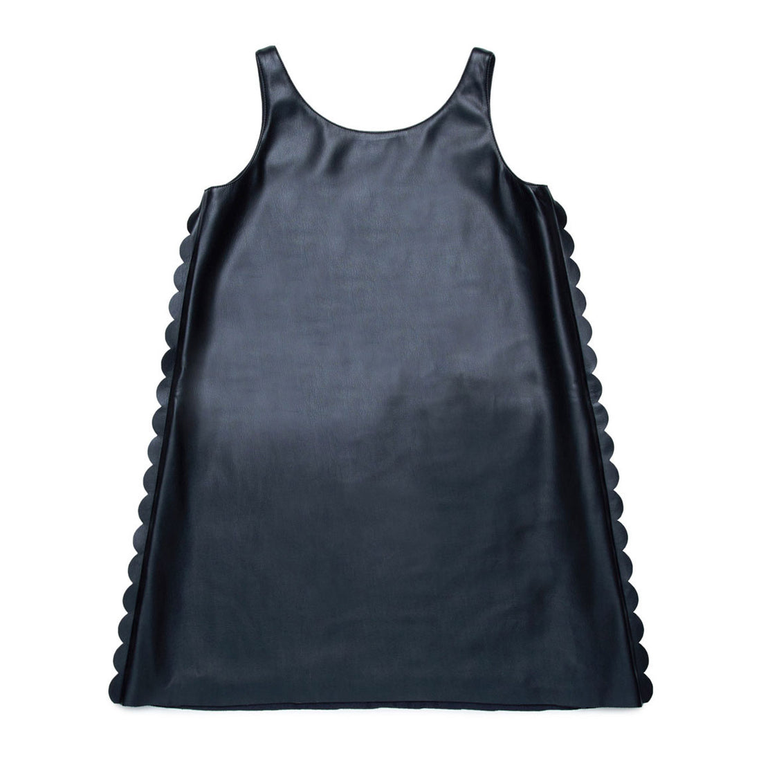 Marni Black Leather Cut Out Dress