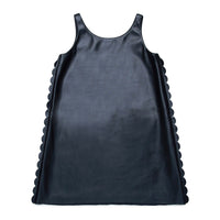 Marni Black Leather Cut Out Dress