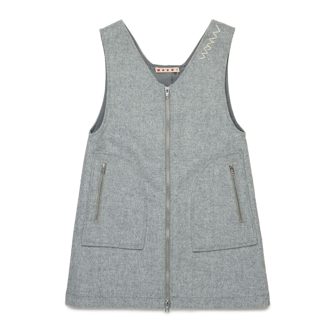Marni Grey Doll Face Dress