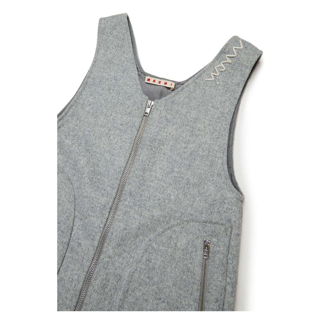 Marni Grey Doll Face Dress