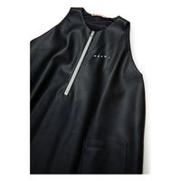 Marni Black Marni Patch Leather Dress