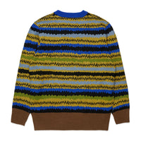 Marni Blue Striped Jacquard Pullover