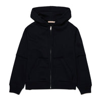 Marni Black Raw Cut Zip Hoodie