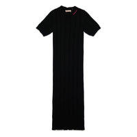 Marni Black Stitched Logo Maxi Dress