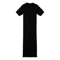 Marni Black Stitched Logo Maxi Dress