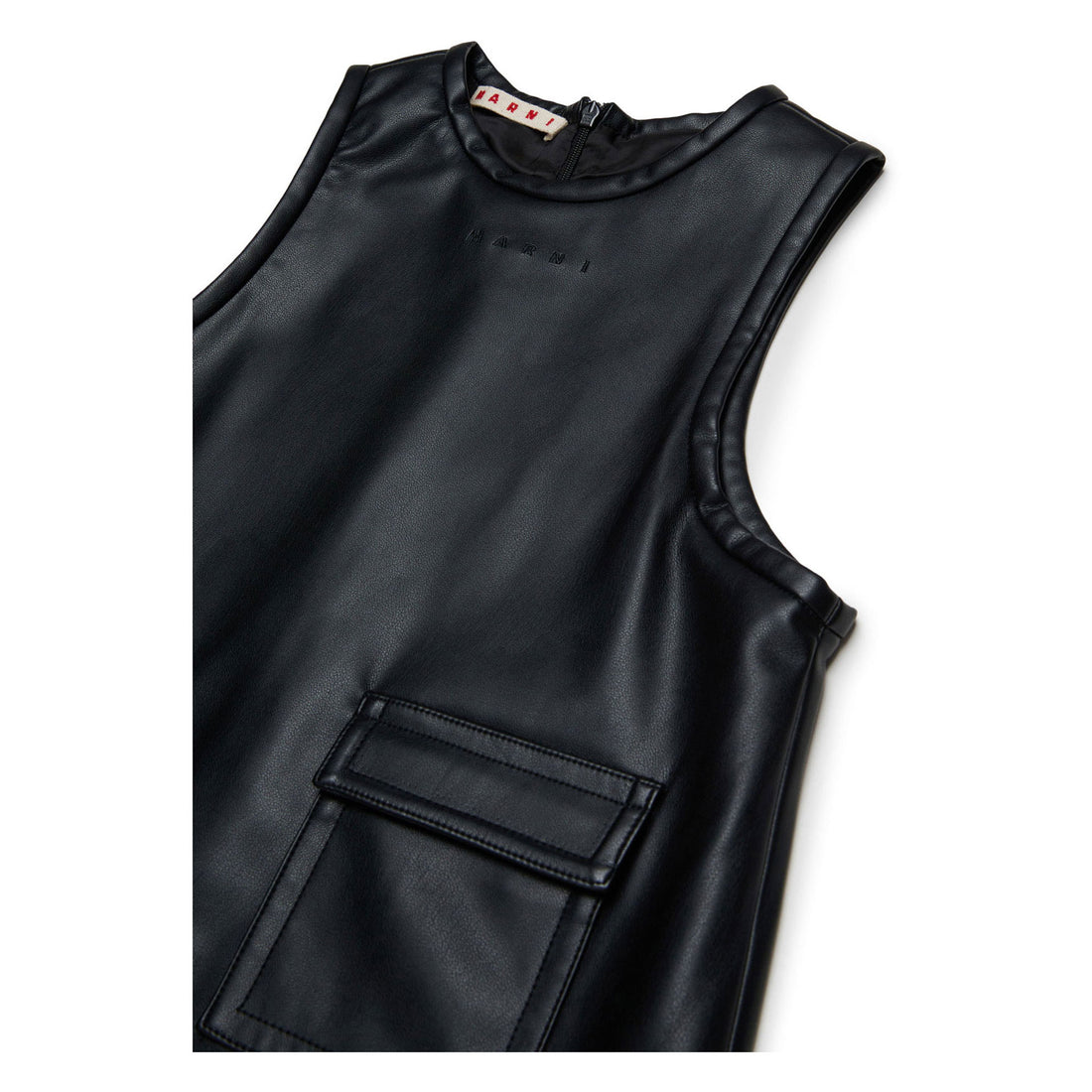 Marni Black Leather Dress
