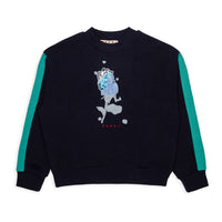 Marni Dark Sea Blue Sweatshirt