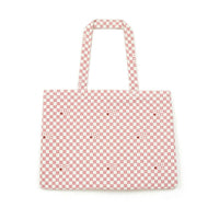 Bonton Rosewood Check Logo Mini Tote