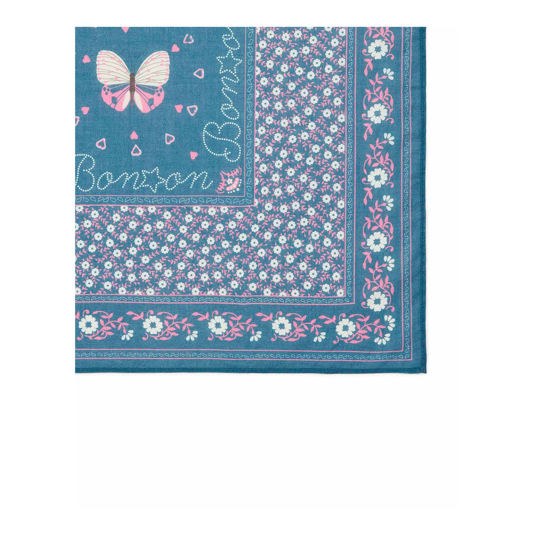 Bonton Curious Blue Scarf