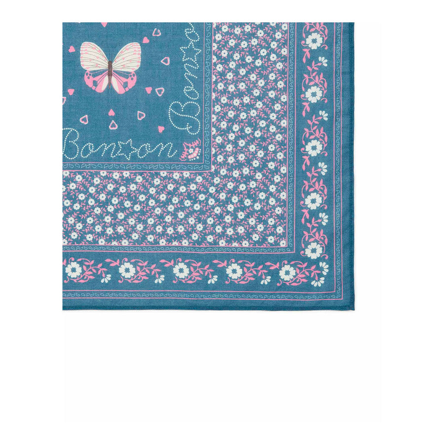 Bonton Curious Blue Scarf