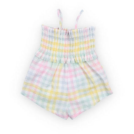 The New Society  Mallow Check Jumpsuit