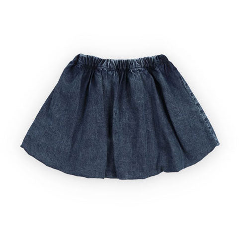 The New Society Blue Denim Mara Skirt