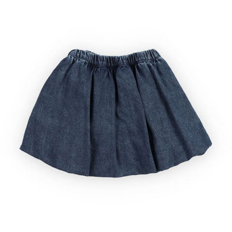 The New Society Blue Denim Mara Skirt
