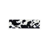 Knot Hairbands Black Marbleized Barrette
