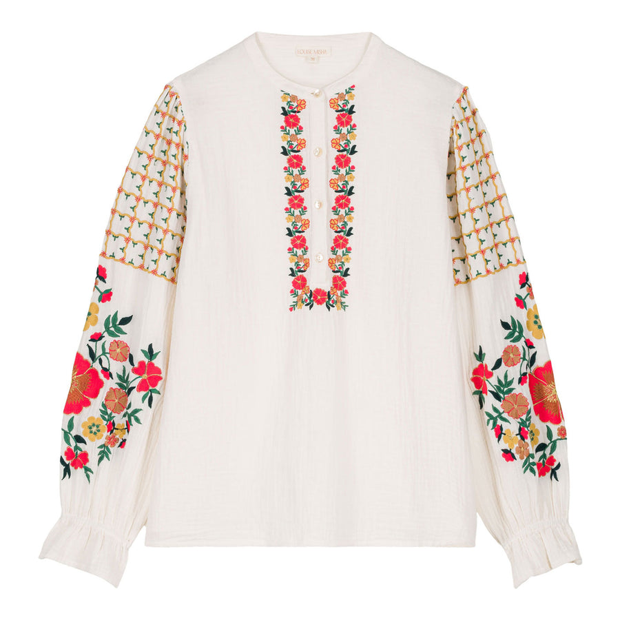 Louise Misha Off White Marielle Blouse