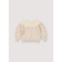 The New Society Macadamia Marina Baby Cardigan