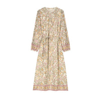 Louise Misha Cream Martina Women Dress
