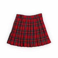 The New Society Galactic Red Check Martina Skirt